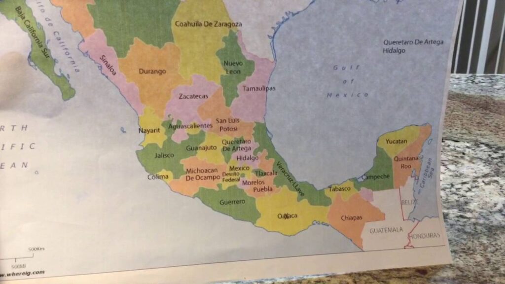 5 Consejos sobre Mapa Del Estado De Mexico Con Nombres Para Imprimir que  usará Hoy - Mapa de Mexico con nombres