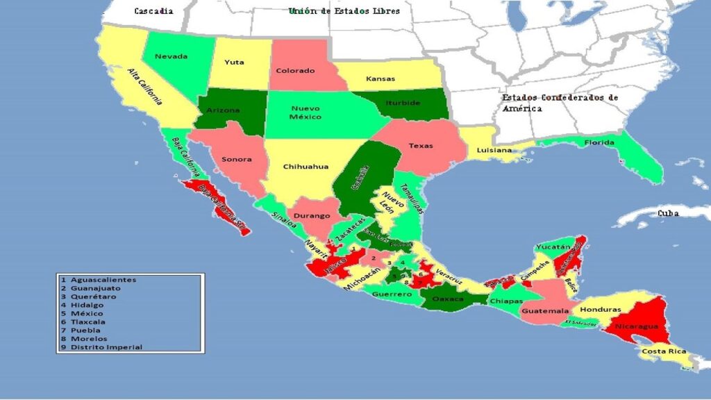 Respuestas sobre Mapa Del Estado De Mexico Con Division Politica Con Nombres  - Mapa de Mexico con nombres